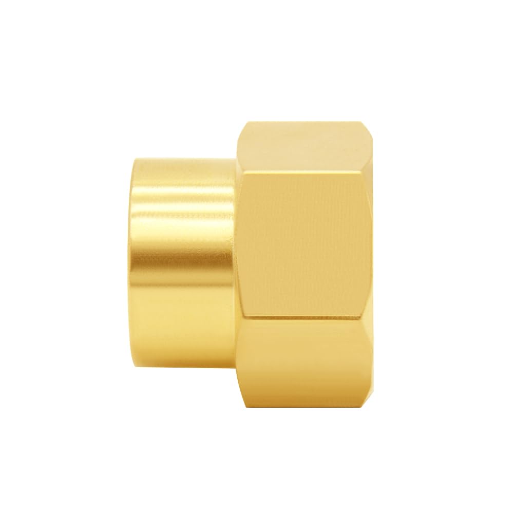 Uenede Brass 3/4" NPT Female to 1" NPT Female Reducer Adapter, 2PCS