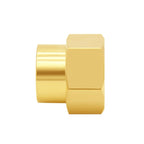 Uenede Brass 3/4" NPT Female to 1" NPT Female Reducer Adapter, 2PCS
