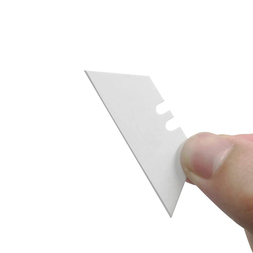 Zirconia Ceramic Utility Knife Blades 12-Pack,Sharp&Rustproof