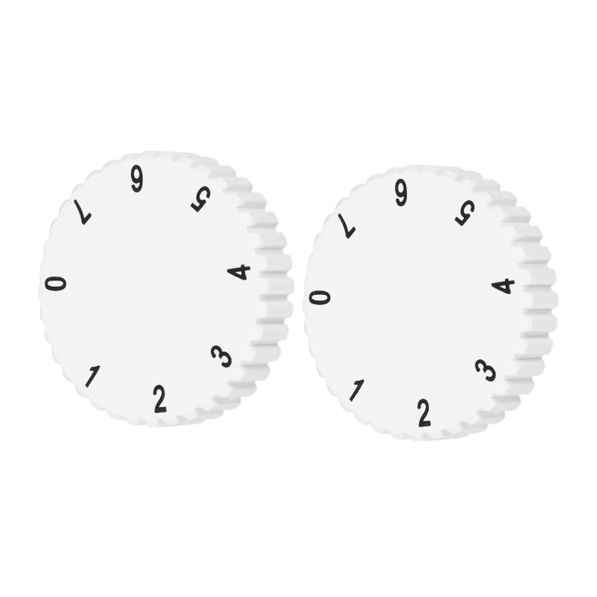 IWOWHERO 2pcs White Plastic Fridge Thermostat Control Knobs Replacement