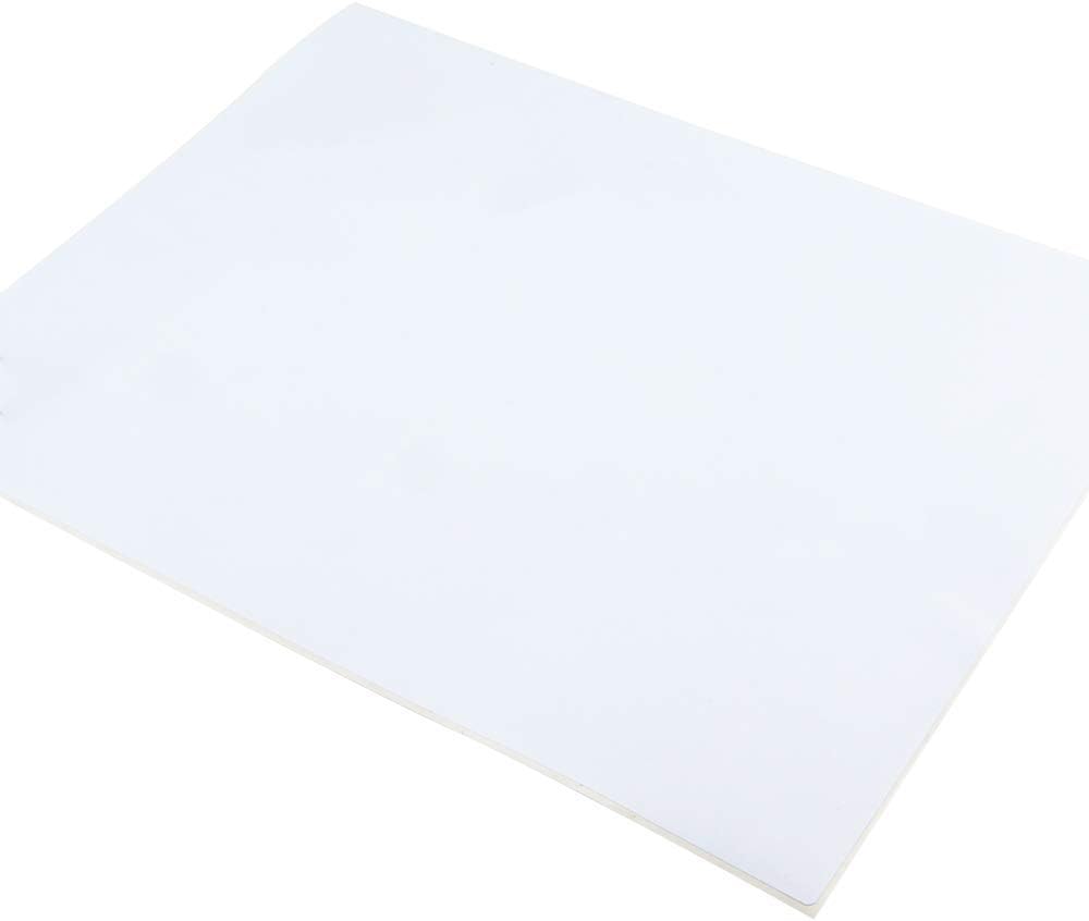 500 Sheets Matte Sticker Paper Full-Sheet 8-1/2" x 11" Self Adhesive Shipping Labels for Laser & Inkjet Printers