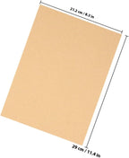 Vintage Kraft Paper Letter Sheets, 100 Sheets A4 Blank Writing