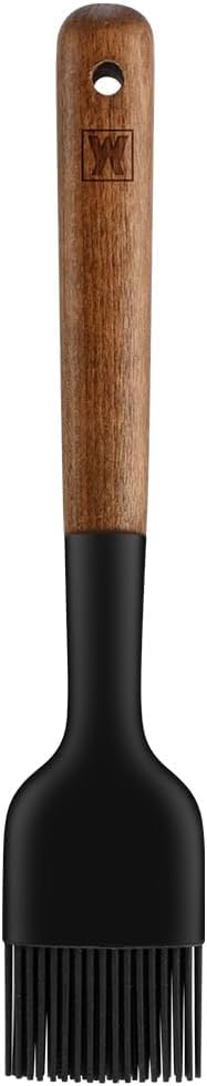 Silicone Cooking Brush with Wooden Handle: Pastry Brush, For Glazing Pastries and Basting Meats, Heat Resistant