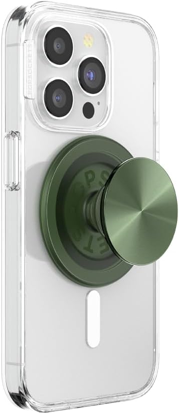 Phone Grip for MagSafe, Magnetic Holder, Phone Stand, Green - Alum Radial Olive