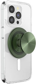 Phone Grip for MagSafe, Magnetic Holder, Phone Stand, Green - Alum Radial Olive
