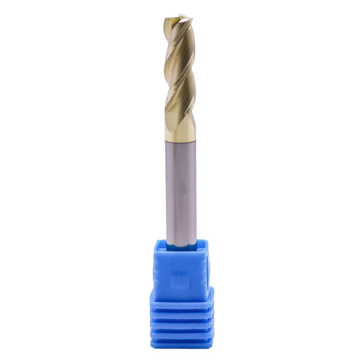 BestParts 1/4" 3 Flute Solid Carbide End Mill for Aluminum - ZrN Coated