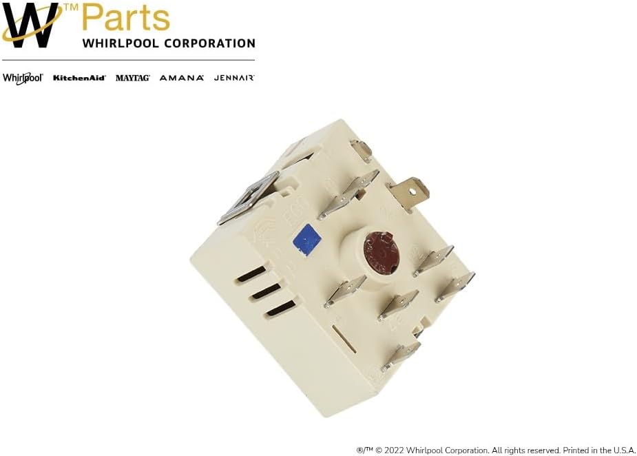 Whirlpool WP9758060 Genuine OEM Electric Range Surface Burner Control Switch Replacement Part - Replaces 9758060