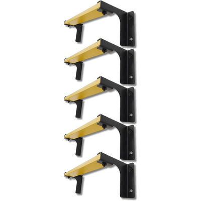 5-Rung Wall-Mount Ladder, 630LB Capacity Emergency Egress Ladder