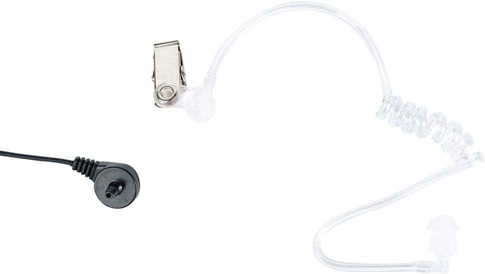 Acoustic Tube Earpiece 1-Pin Compatible with MH230R MR350R T200 | Surveillance Headset, Covert, PTT Mic, Comfort