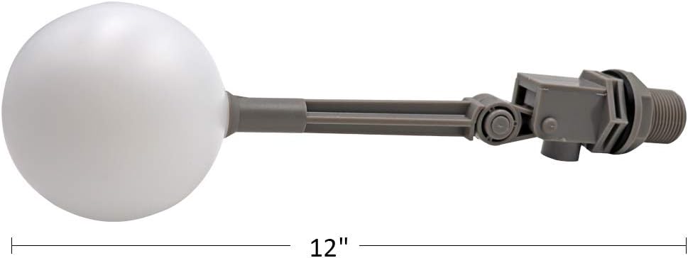 3/4 Float Valve for Water Tank Plastic Water Float Valve | Pool Auto Fill Float Valve, with Adjustable Arm