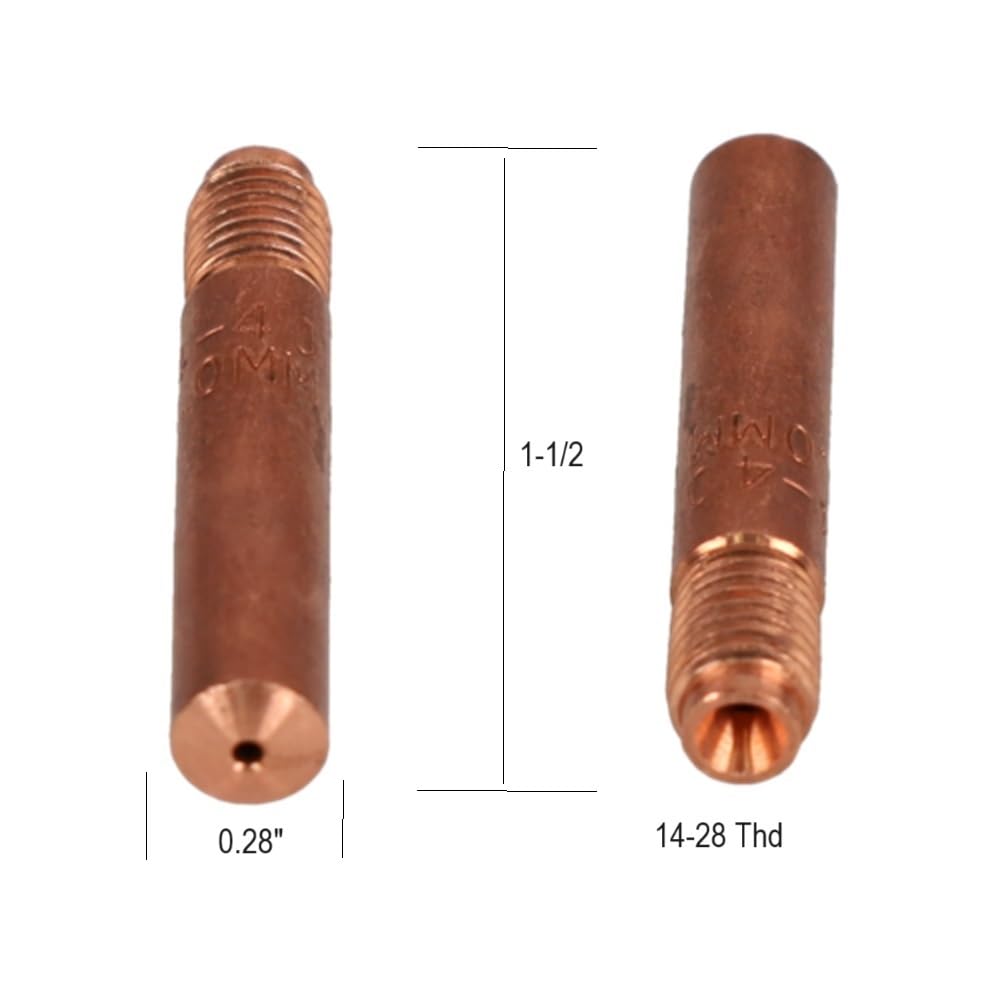 STARTECHWELD 1452 Mig Welding Contact Tips .052" 14-52 (25 Pack)