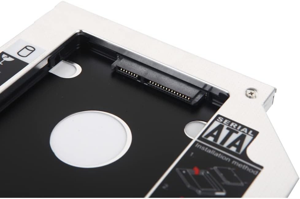 DY-tech 2nd HDD SSD Hard Drive Caddy Frame Tray for Lenovo IdeaPad Y410PT Y410P Y400 Y410 Y500 P500