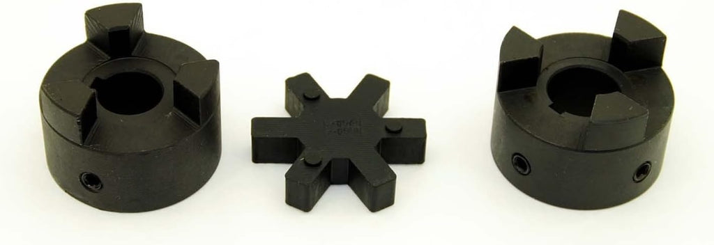 Replacement for 1" L100 Flexible 3-Piece L-Jaw Coupling Coupler Set & Buna-N NBR Rubber Spider