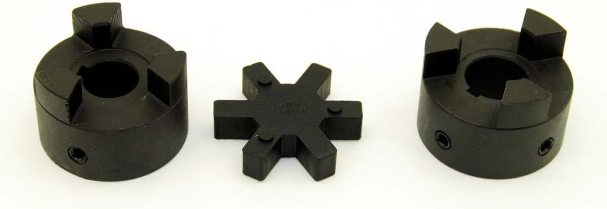 Replacement for 1" L100 Flexible 3-Piece L-Jaw Coupling Coupler Set & Buna-N NBR Rubber Spider
