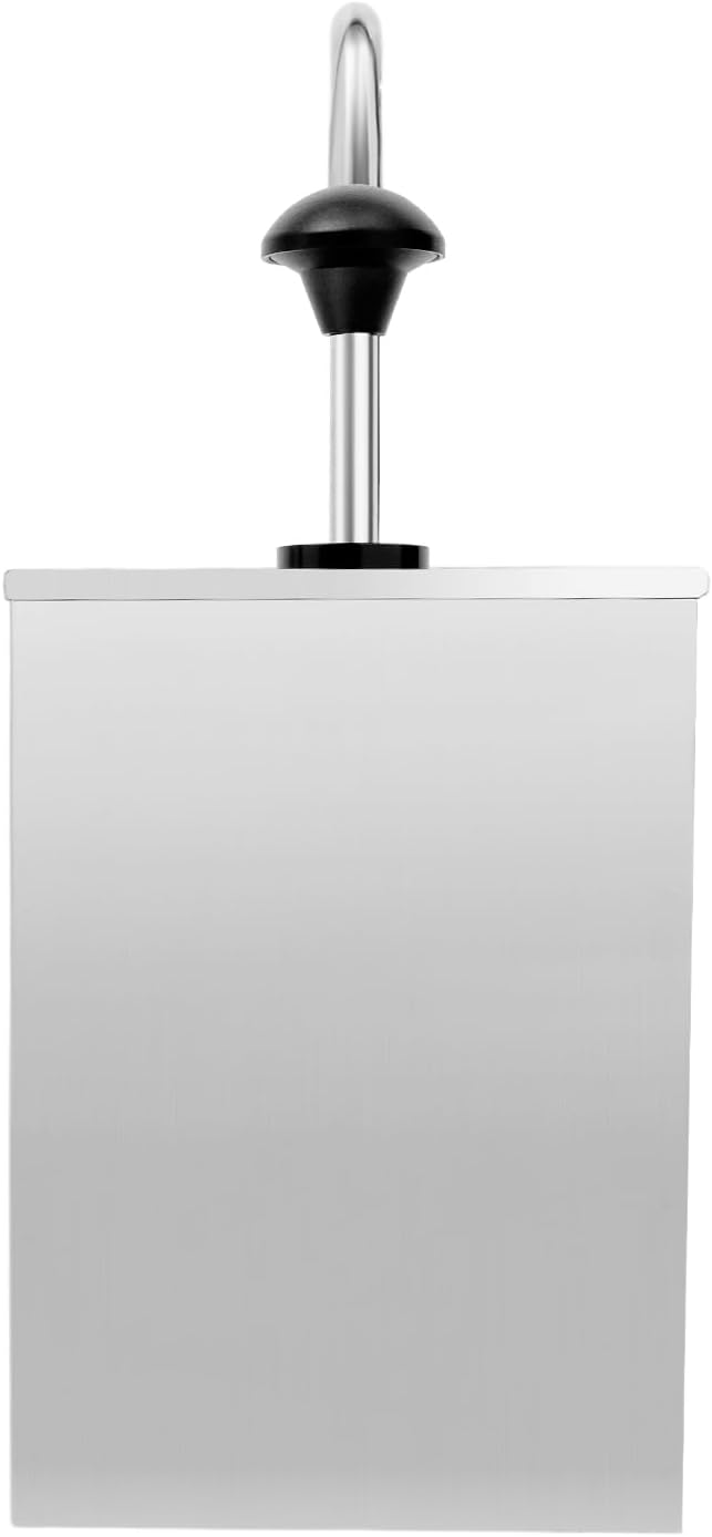 4L Commercial Sauce Dispenser Pump for Ketchup BBQ Sauce Syrup