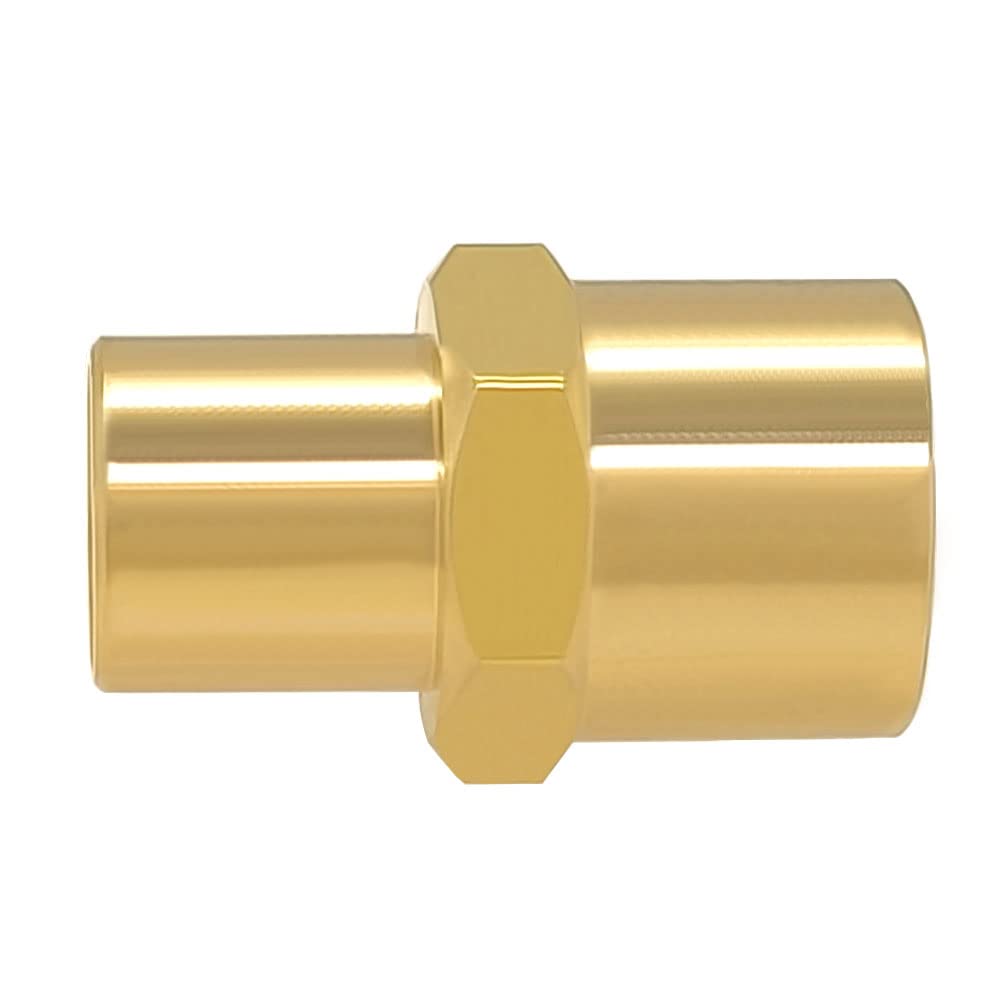 Hooshing 5PCS Reducing Pipe Fitting 1/4" x 1/8" NPT Female Reducer Coupler
