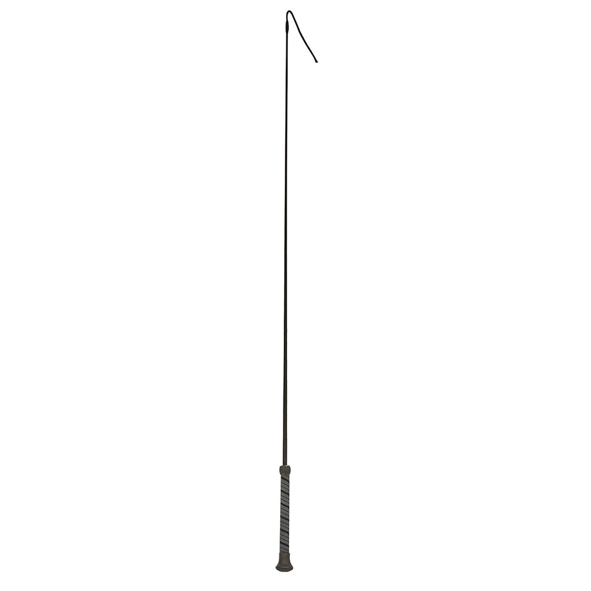 Dressage Whip with Non-Slip Grip, Black, 39"