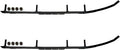 9" Stud Boy Shaper Bar Ski Carbides - Polaris (Pair) POL-S2370-90