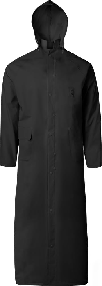 9221 Rain Jacket Riding Coat with Detachable Hood and Vented Back