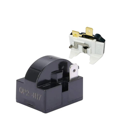 1Pin QP2-4R7 PTC Starter/Start Relay Refrigerator Overload Protector Compatible with Vissani Danby LG Mini