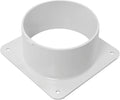 4" Plastic Duct Connector Flange Tuyere Connection Pipe Connector Flange for Heating and Cooling Ventilation System