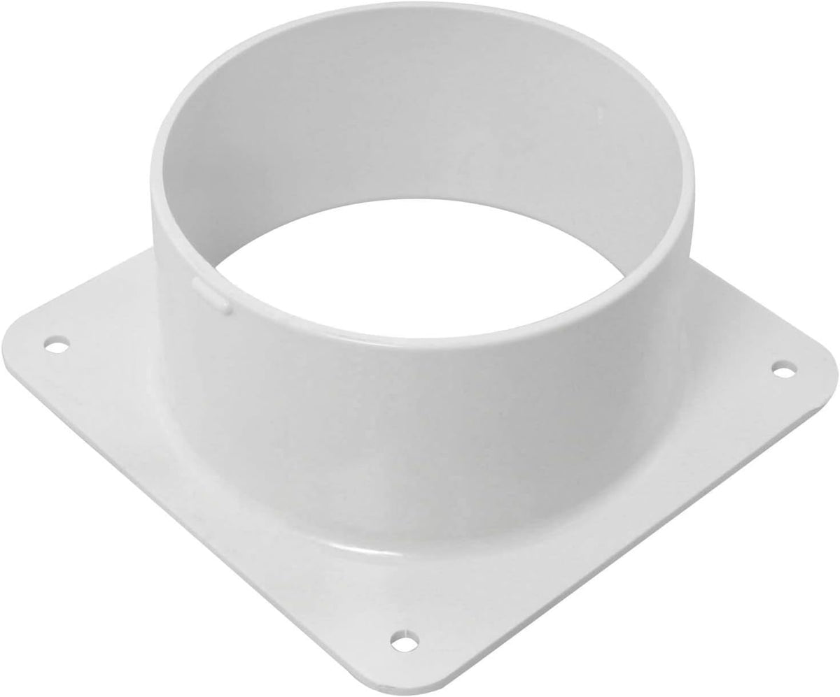 4" Plastic Duct Connector Flange Tuyere Connection Pipe Connector Flange for Heating and Cooling Ventilation System