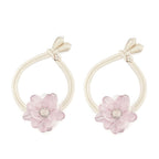 Lotus Flower Curtain Tiebacks Holdbacks Holder, Purple