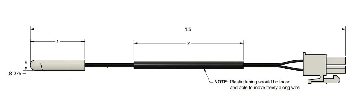 Replacement Whirlpool W10384183 WPW10384183 Refrigerator Thermistor (2-Pack), 24 Month Warranty & USA Support