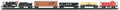 Trains Chattanooga Ready to Run 155 Piece Electric Train HO Scale | Complete Starter Set, Locomotive, Rolling Stock