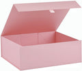 Pink Gift Box Large with Magnetic Closure Lid 13.5x11.8x4.7 Inches