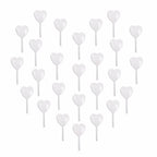 Heart Style 100Packs 4ml Mini Shots of Alcohol Small Pipettes (Heart)