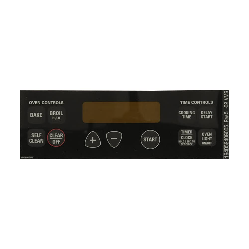ForeverPRO WB27T10587 Faceplate Graphics Asm for GE Range