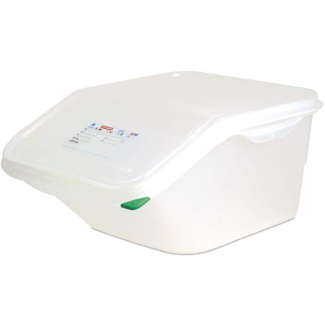 Ingredient Bin, Storage Container for Large Quantity Ingredients, Use in Commercial or Home Kitchen, 4 Gallons, 1
