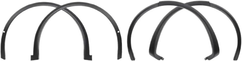 Car Wheel Eyebrow Fender Compatible For Tesla Model X 2016-2024 Mudguard Mud Flap Splash Guard Arches Trim Molding