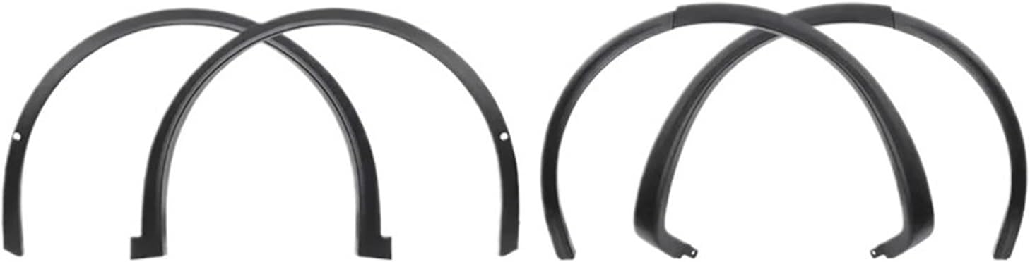 Car Wheel Eyebrow Fender Compatible For Tesla Model X 2016-2024 Mudguard Mud Flap Splash Guard Arches Trim Molding