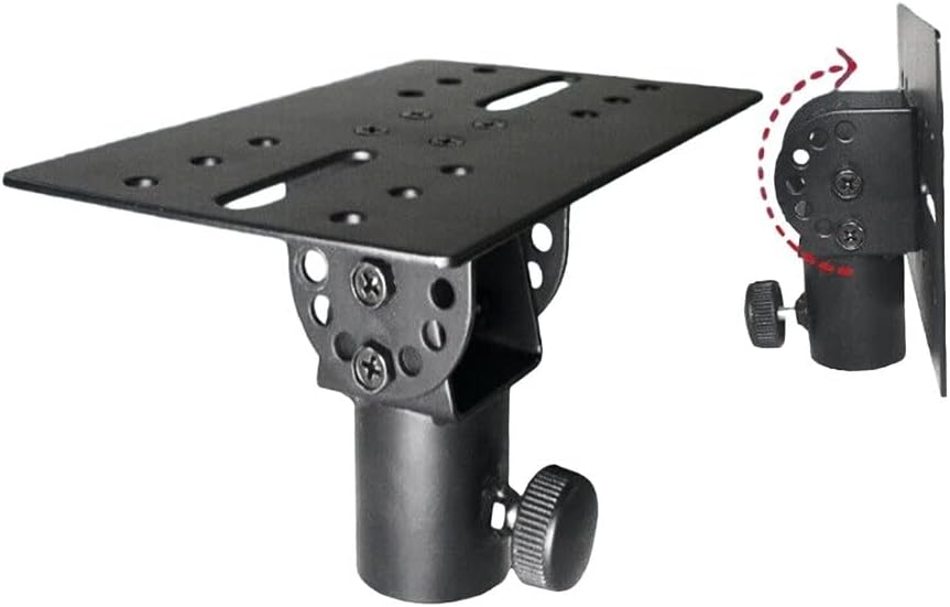 Rotatable 35mm Metal Mount Tripod Pole DJ Speaker Stand Adapter Top Cap, 175x110mm
