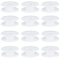 15Pcs Wire Weaving Bobbin Plastic Ribbon Spool Bulk Large Diameter Empty Thread Rope Chain Roll Crochet Cords