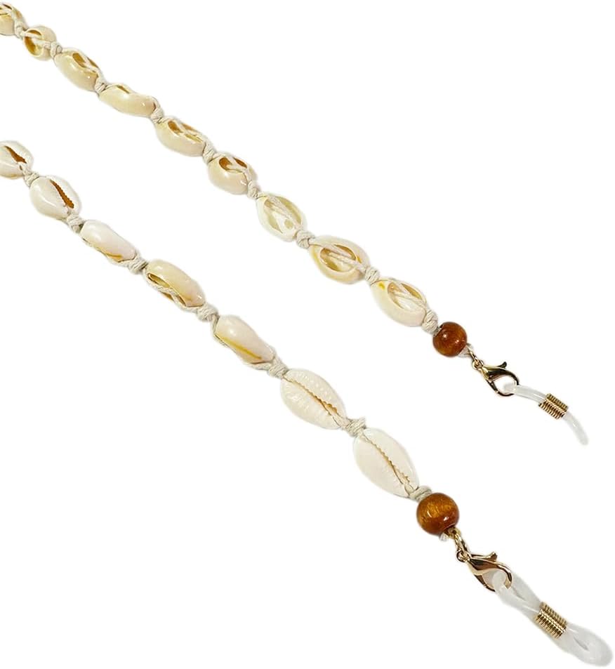 Shell Eyeglass Chain sunglasses Holder Chain Women’s sunglasses strap eyewear Reading glass Necklace Lanyard