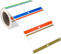 200 Removable Labels 2"x3.5", 5 Colors Freezer for Storage