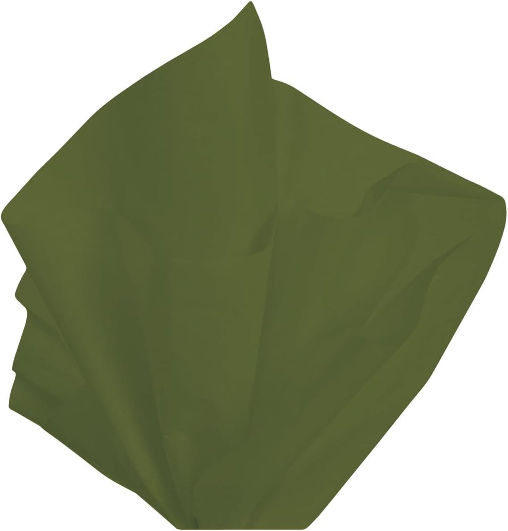 20x30 Olive SatinWrap Tissue Paper Quire, 480 Sheets — Made in USA