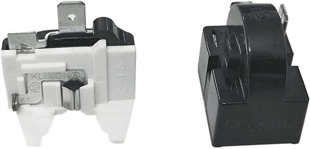 QP-02-4.7 PTC Start Relay & Overload Protector Combo (1 Pin, 1/2HP) | Compatible with Refrigerators, Freezers