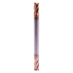 5 Pack 3/16" 4 Flute Double End Solid Carbide Square End Mill, TiSiN Coated