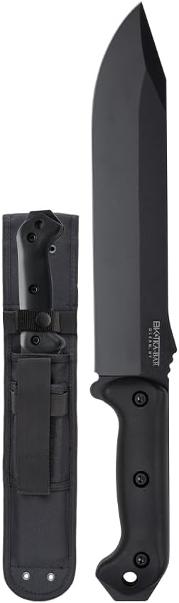 Becker BK9 Combat Bowie Fixed Blade Knife, Black