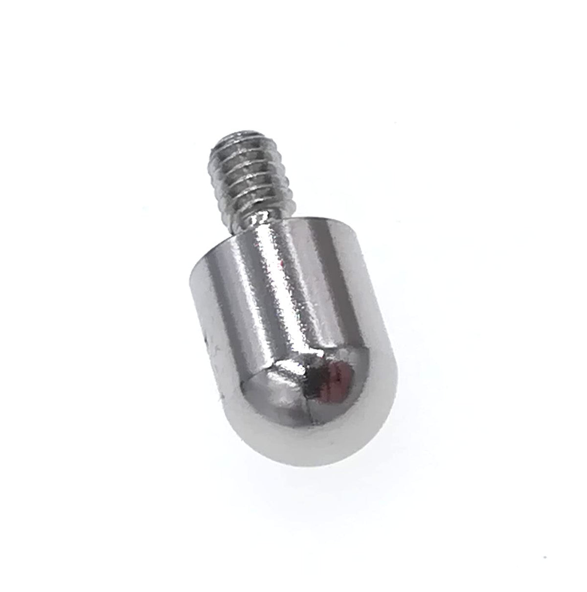 SUXING Spherical Point Contact Point for Dial Digital Indicator Depth Gauge Tip 4-48 UNF Thread Shank (1/4" Diameter)