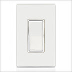Leviton 15 Amp Decora Weather-Resistant Single-Pole Switch, W5601-2W, White
