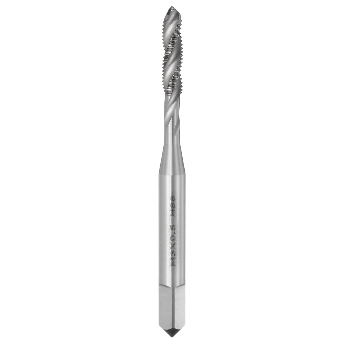 M3x0.5 Spiral Flute Thread Tap M2 High Speed Steel Polished