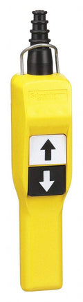 Pendant Push Button Station, 2No, Yellow