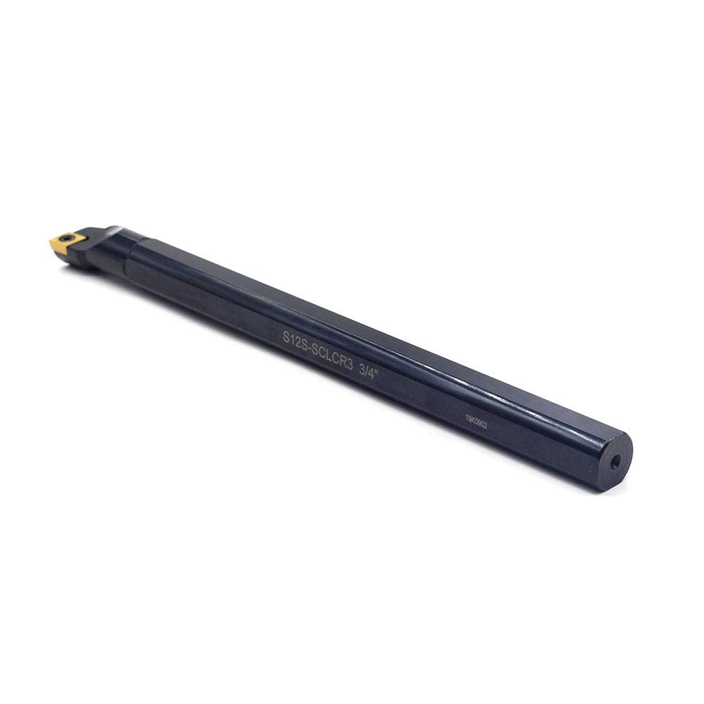 OSCARBIDE 3/4" x 10" Indexable Boring Bar,SCLCR Right-Hand