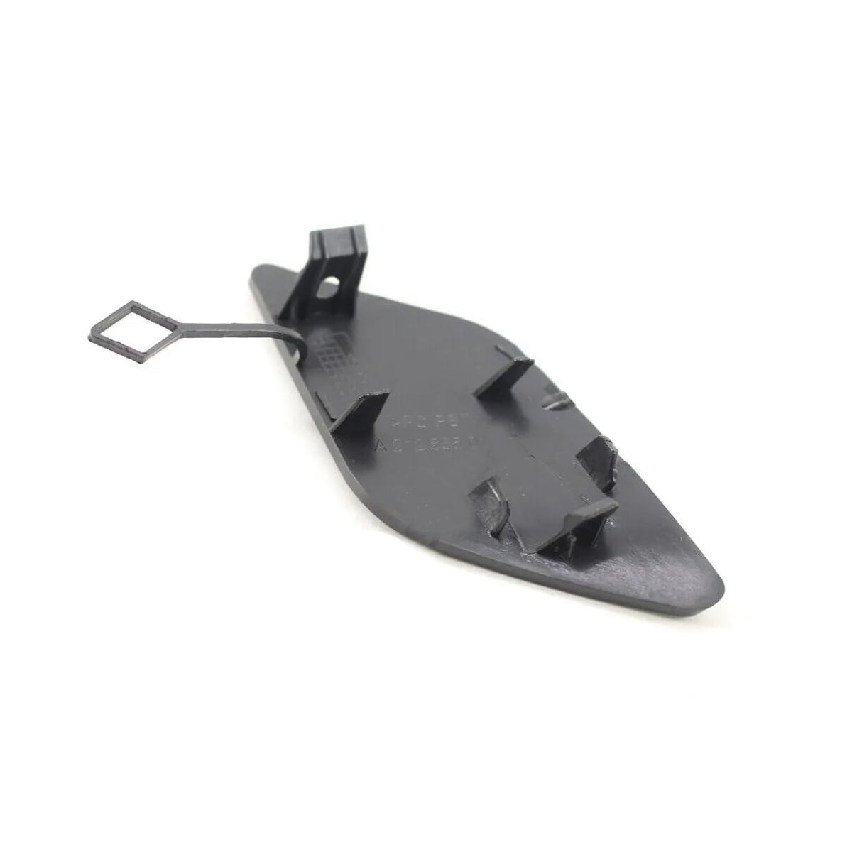 Front Bumper Tow Hook Eye Cover Cap for Mercedes Benz W212 E300 E350 E400 E500 (Iridium silver)