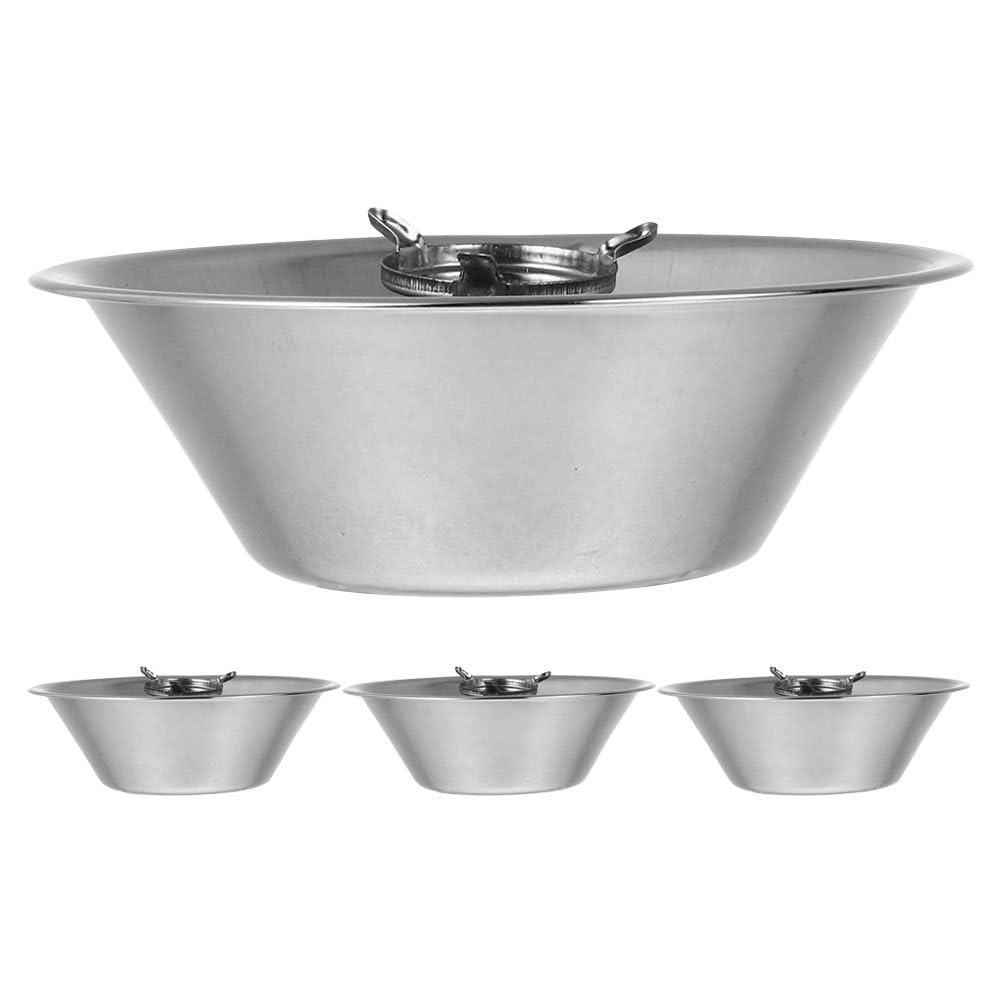 EPIGEIST Range Hood Grease Catcher Replacement 4Pcs Hood Oil Cup for Kitchen Vent Grease Collection Easy to Install and Clean 4.72 X 4.72 X 1.57 in